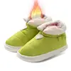 Warm Camping Slippers Men Women Backpacking Down Slippers Snow Booties Cotton Shoes Warm Unisex Traction Bootie Womens Slippers