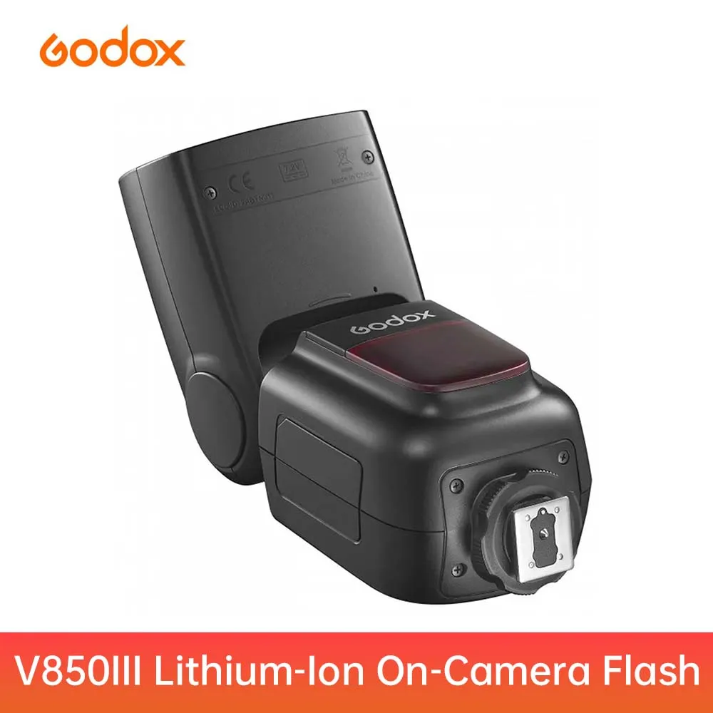 고독스 V850III 카메라 플래시 스피드라이트 1/8000초 HSS GN60 리튬이온 1.5초 재활용 2.4G 무선 캐논 니콘 후지 올림푸스 DSLR용