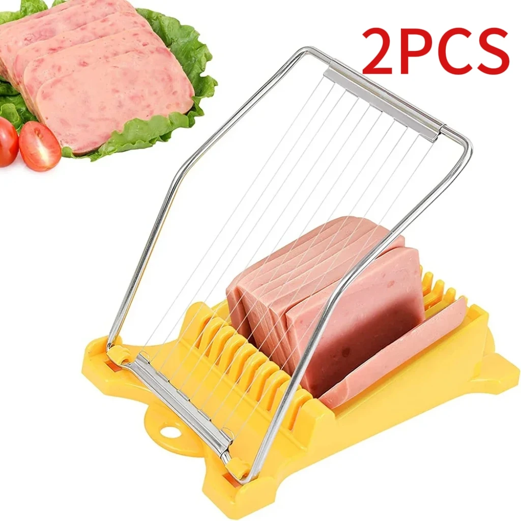 Luncheon Meat Slicer Multifunctional Stainless Steel Spam Ham Fruit Vegetables Egg Cheese Kitchen Cutter Slicers Gadgets Items Luncheon Meat Slicer Multifunctional Stainless Steel Spam Ham Fruit Vegetables Egg Cheese Kitchen Cutter Slicers Gadgets Items