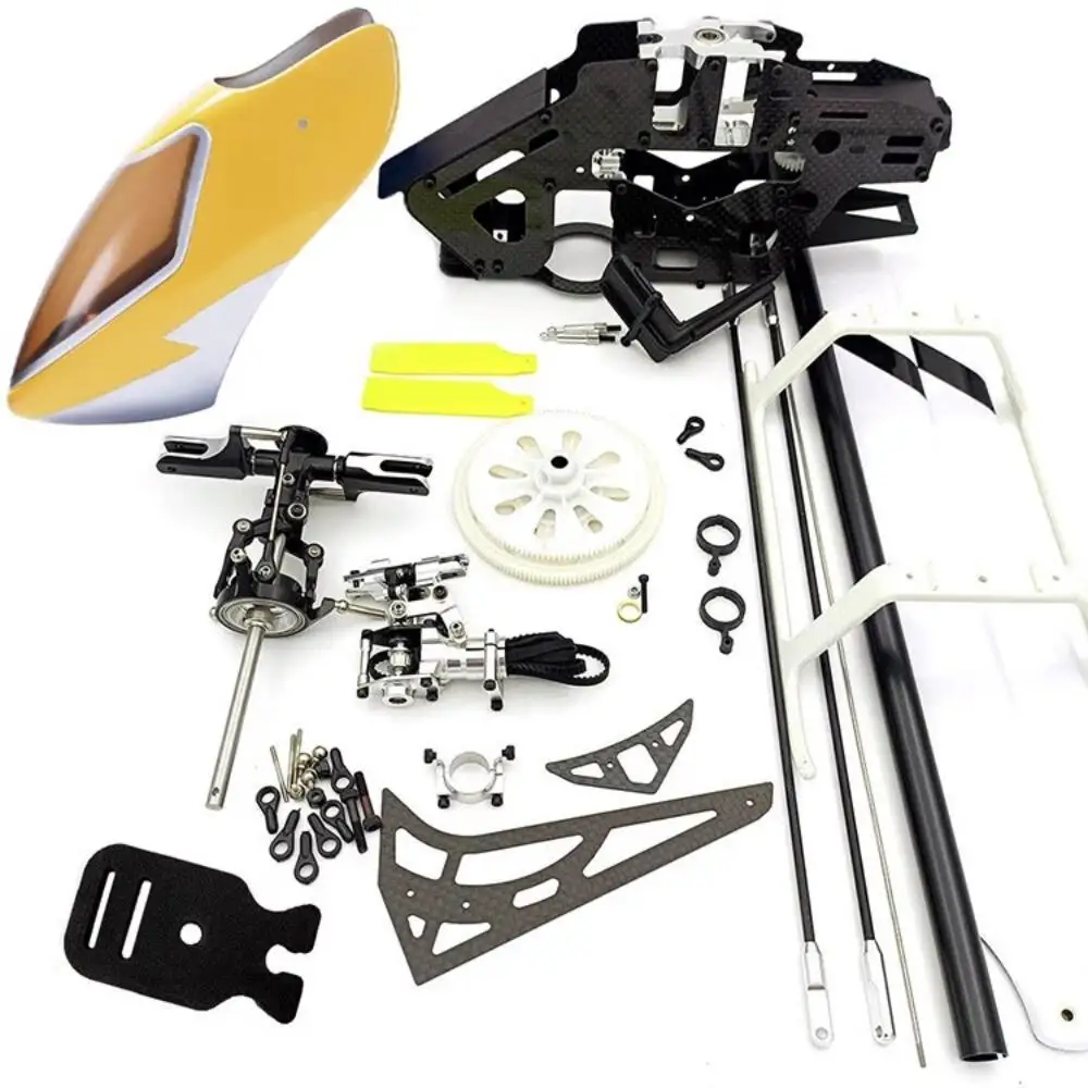 450FlybarlessHelicopterKiteWithCarbonFiberFrameBeltDriveTail