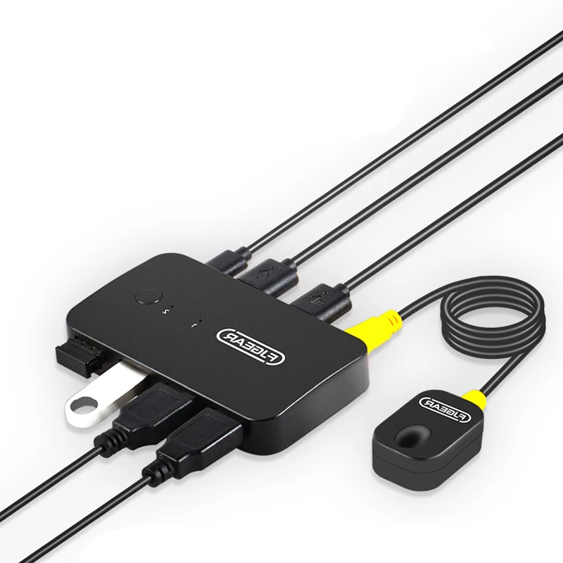 Usb Printer Sharing Switch Adapter Entradas Saídas Saídas Hub Controlador Divisor para Laptop Impressora Teclado Mouse Monitor - Imagem 4