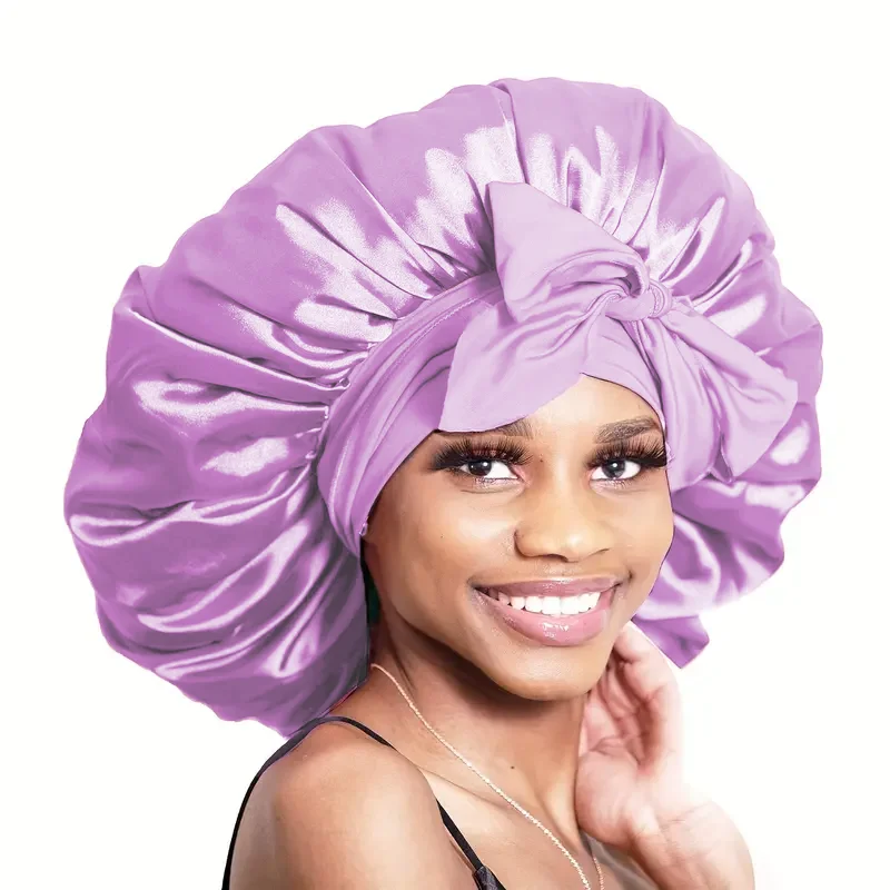 Silk Bonnet Hair Bonnet Satin Bonnet Satin Nightcap Sleeping Cap Satin Bonnet Bonnet Adjustable Bonne For Sleeping Hair With Tie Band Bonnets For Women Men
