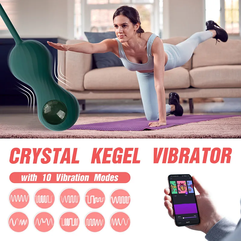 Magic Motion Kegel Master Ball Wireless Vibrator APP Remote Control Smart Vagina Tighten Training Ben Wa Ball Sex Toy for Woman