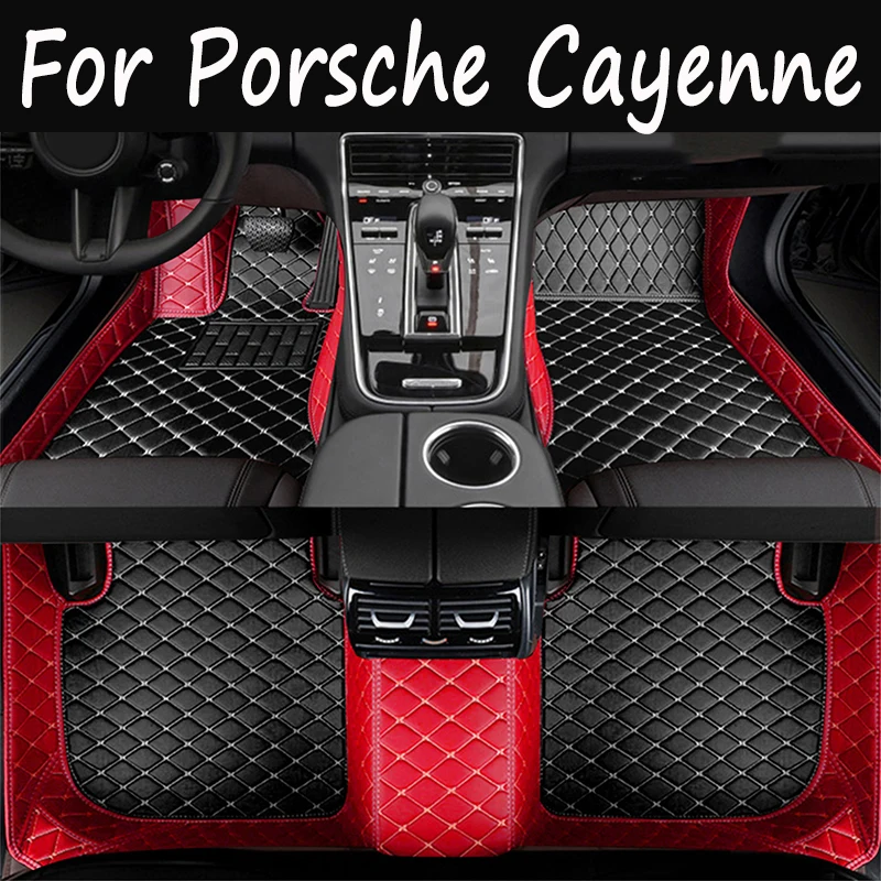 

Car floor mats for Porsche Cayenne 2018-2024 23 22 21 20 19 Custom auto foot Pads automobile carpet cover interior accessories