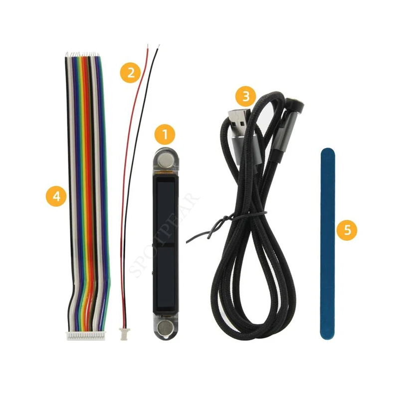 

ESP32-S3R8 T-Touch Bar Development Board 2inch Touch Display Bar Magnetic Round USB Connector WiFi Bluetooth Module