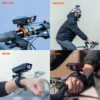 1080P Motorcycle Bike Helmet Camera Outdoor Waterproof Action Cam Drive Recorder 3 In 1 Multifunction Dash Cam with Light Horn 5