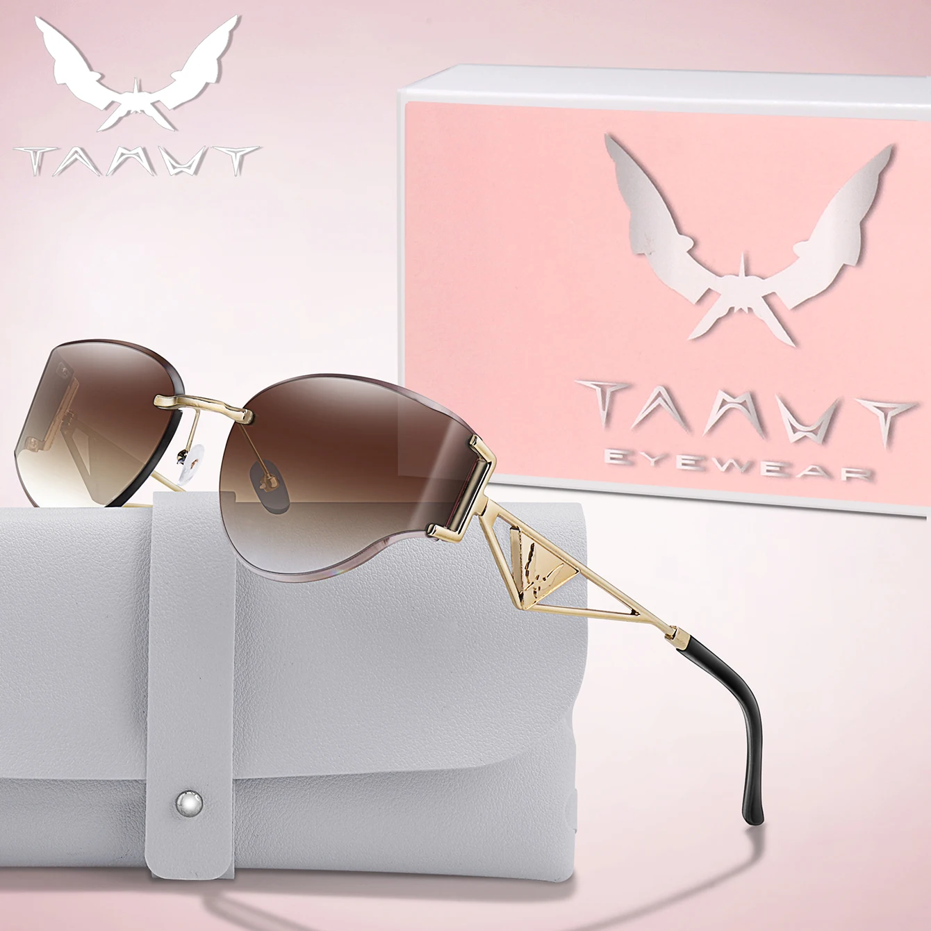 Trendy Metal Sunglasses UV protection for Men and Women Outdoor Cycling Hiking