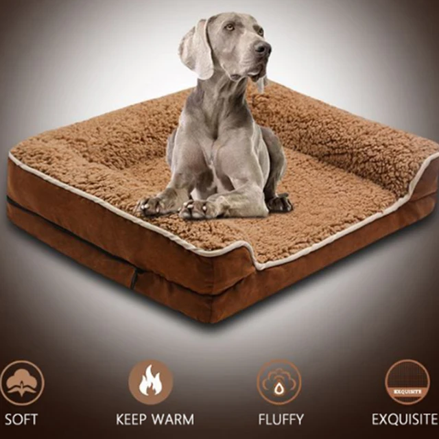 Lit pour animaux domestiques niche pour chien chat tapis confortable et chaud fournitures pour animaux de