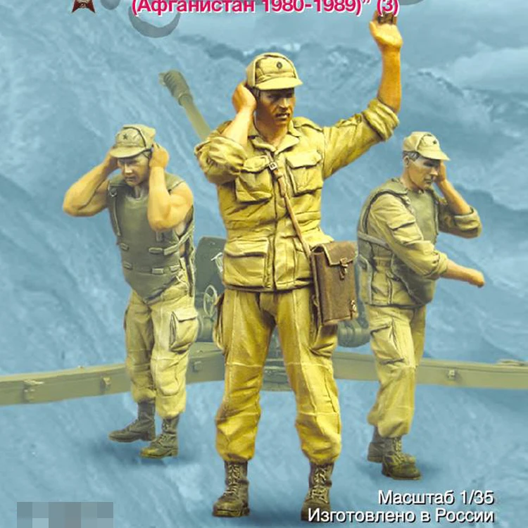 

1/35 темы советской артиллерии, 3 фигурки, модель солдата из смолы GK, военный, несобранный и Неокрашенный комплект