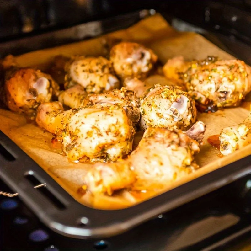 50pcs Baking Liners for Air Fryer, Steamer, and Oven Cooking Air Fryer Disposable Paper Liner Parchment Paper for Baking