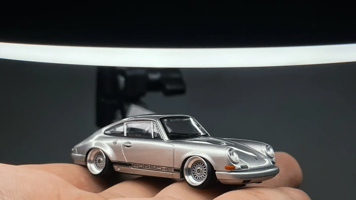 1/64 Nabes Chika 휠 9.7mm 8.9mm ior 브레이크 BBS RS / Super RS 스탠스 고무 타이어 1:64 모델 자동차