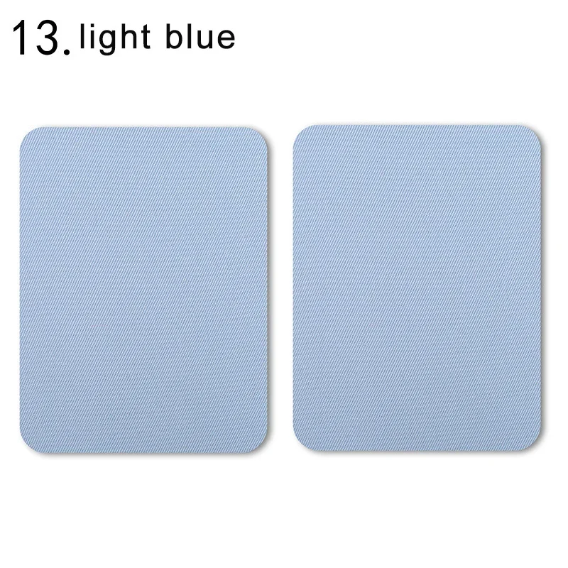 Set of 4 Multi-Colored Iron-On Fabric Patches for Clothing Repair and Decoration