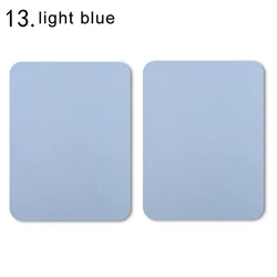 Set of 4 Multi-Colored Iron-On Fabric Patches for Clothing Repair and Decoration (13 light blue 4Pcs)