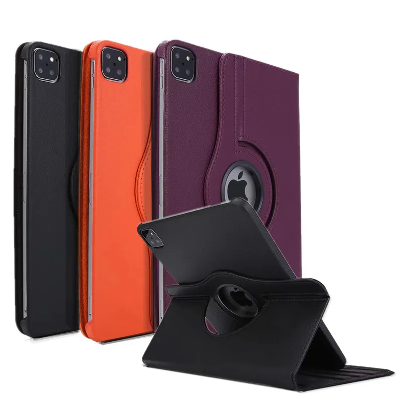 Per Ipad Pro 12.9 Custodia 2022 360 Custodia Girevole In Pelle Per Ipad Pro 12 9 Pollici 2021 2020 2018 2017 2015 Custodie Funda Capa