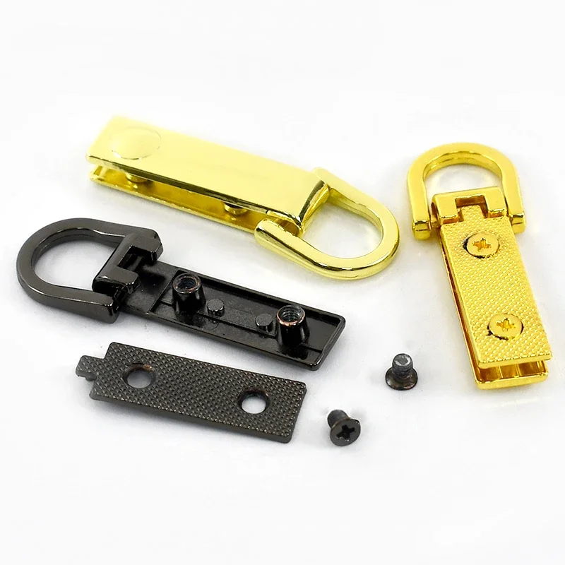 2/4/10Pcs Metal Bag Side Clip Buckle D Ring Screw Connector Hook Clasp Handbags Strap Leather Belt Craft Hardware Accessories