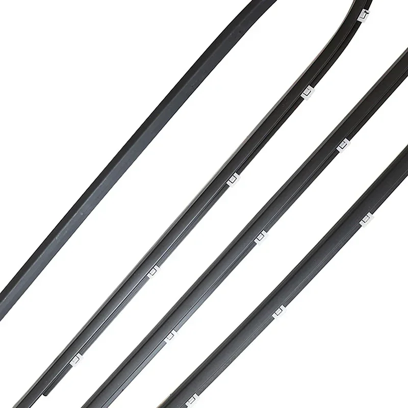 Car Window Weather Rubber Strips Fit for Hyundai I30 2008-2011 Direct Replacement Accessories Window Glass Waterproof Trim Strip