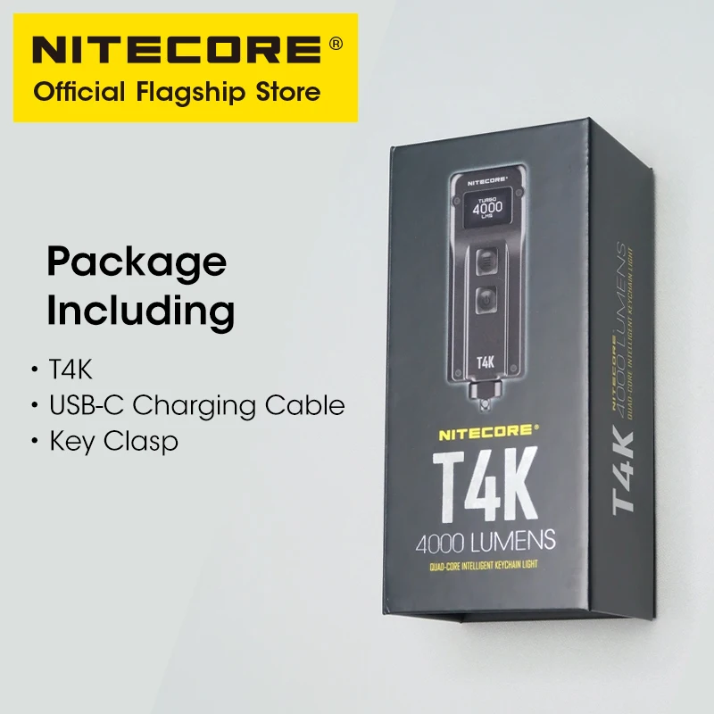 Nitecore TUP Sleutelhangerlamp oplaadbaar grijs kopen