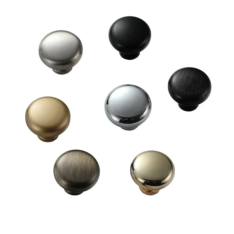 Single hole round twisted zinc alloy Pull knob for kitchen cabinet drawer small furniture handles kitchen door handles