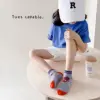 5 Pairs Spiderman Cotton Children's Socks kids Boys Short Socks Cartoon Baby Spring Summer Sock 1-12 Y 2