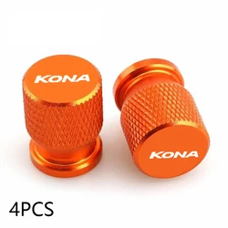 Deluxe Car Wheel Tire Valve Caps - Airdust & Waterproof Protection (Orange)