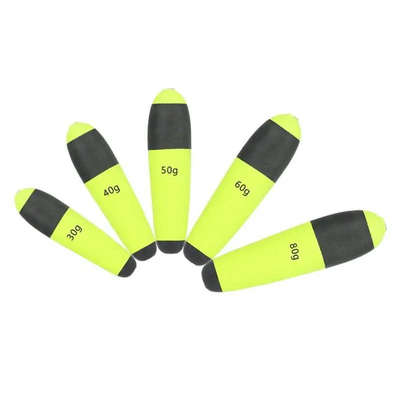 

5 pcs/pack EVA Foam Bobber Float Floatability Saltwater Fishing Buoys