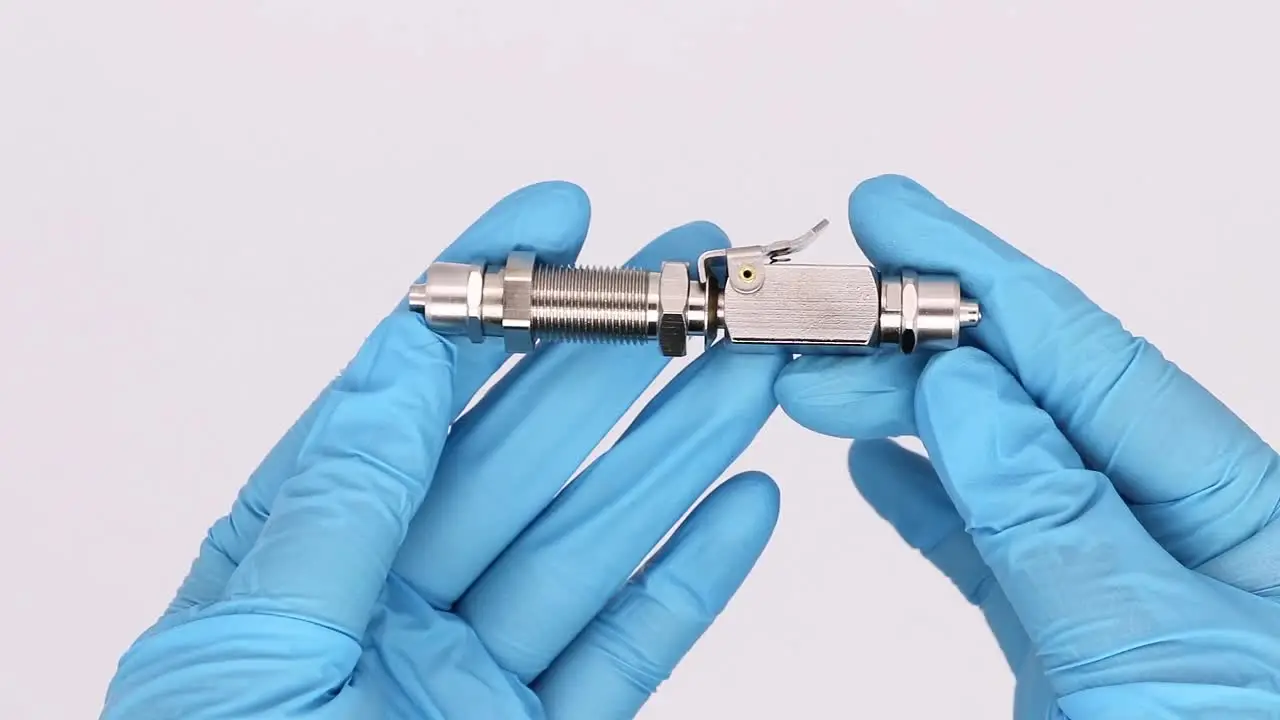 2 Connettori Rapidi Professionali Per Aria E Acqua Per Ablatore Ultrasuoni Dentale (Metallo, 8,7 Cm)
