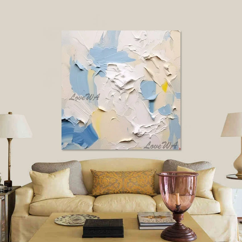 

Canvas Art Wholesale Abstract Oil Paintings Heavy Texture Acrylic Artwork Wallpaper Home Decoration Wall Modern Art Pictures