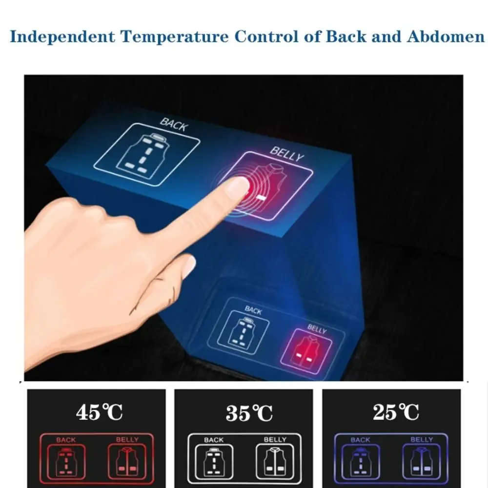 난방 전기 가열 조끼, 겨울 따뜻한 USB 바디 워머, 전술 남성 여성 열 재킷