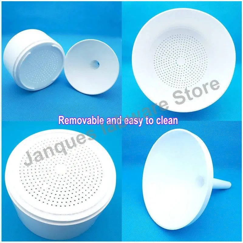 1pcs Bottom ID 55/70/90/110/150mm Plastic Detachable Filter Funnel Resistant corrosion Buchner Funnel Laboratory Filter Tool