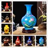Chinese Style ceramics Vase Jingdezhen Black Porcelain Crystal Glaze Flower Vase Home decoration accessories Handmade Vases 2
