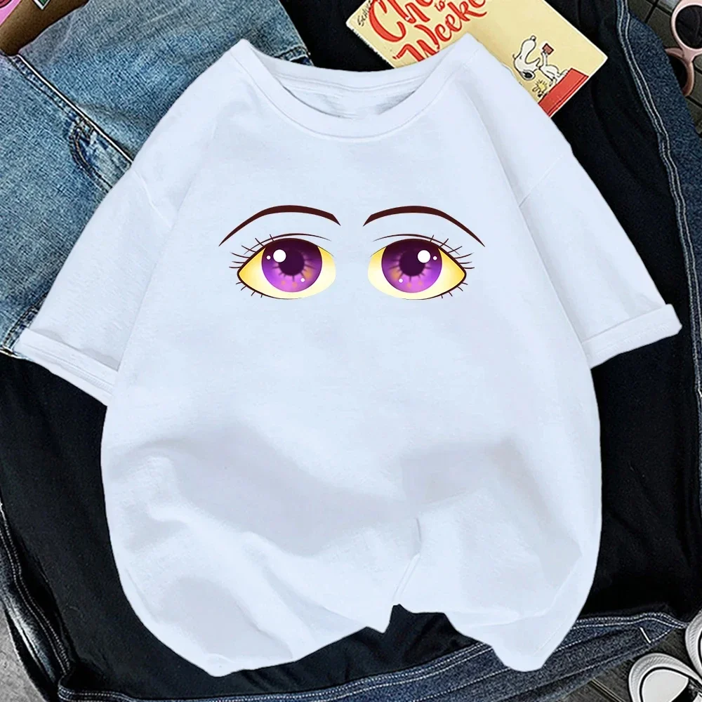 Eye Pattern Printed T-shirt for Women's Summer Essential