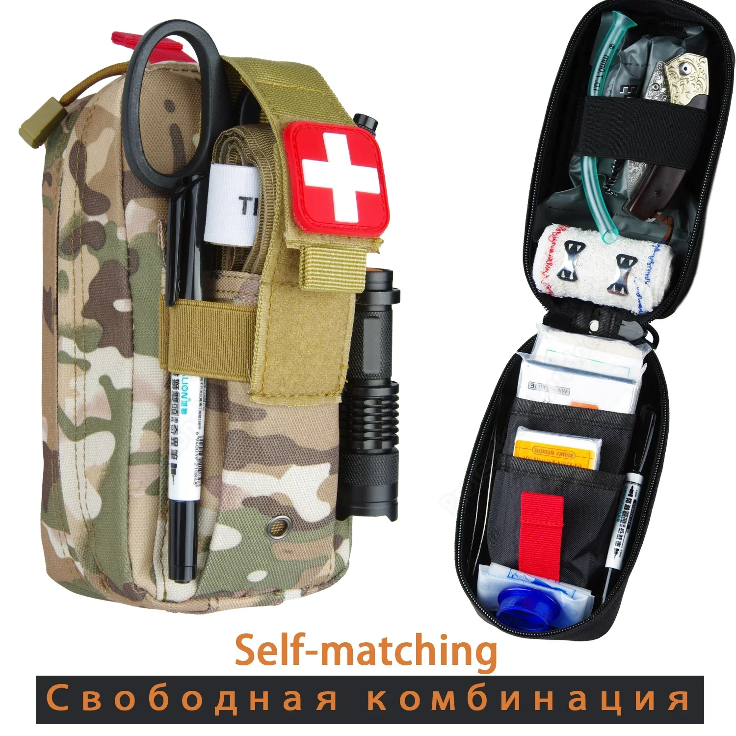 Ultimate Emergency Survival Kit with First Aid and Tactical Tools