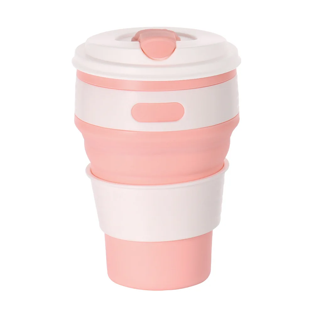 Silicone Folding Water Cup Portable Travel Sports Cup Camping Folding Coffee