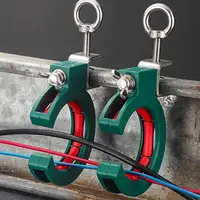 Cable Tray Rollers Wire Auxiliary Pulling Stainless Steel Pulley Wire Pulling Tool with Thickened Base for Electrical System 1