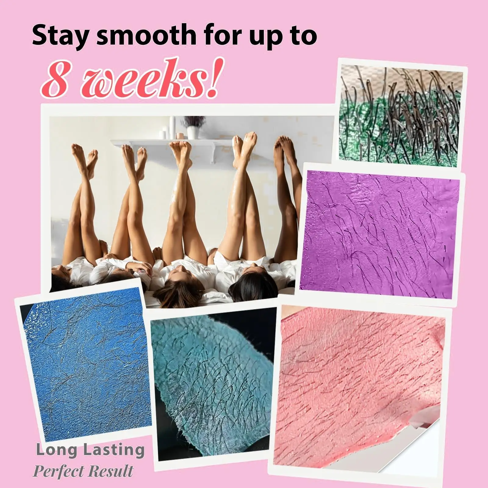Hard Wax Beads 400g Hair Removal Brazilian Waxing for Bikini Face Legs Armpit Eyebrow Chest Legs Armpit for Women Men