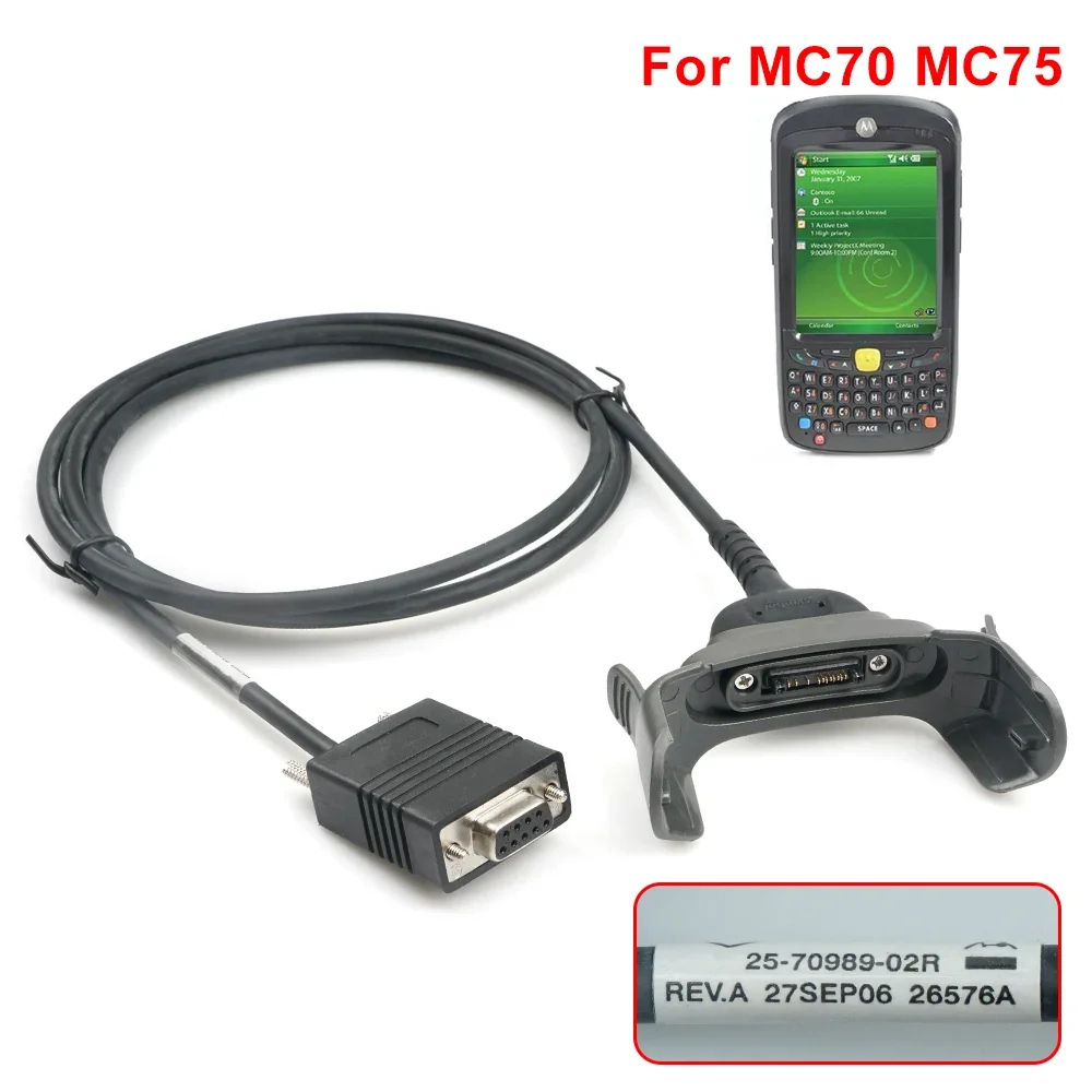 

Brean New RS232 Charging Cable (25-102776-02R) for Symbol MC75A MC75A0 MC75A0-H MC75A6 MC75A8 MC7506 MC7596 MC7598