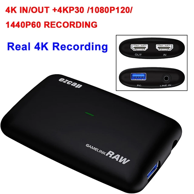 EZcap Multi-channel Video And Audio Capture Card From Two Video Sources 2  HDMI To USB-C -2in1