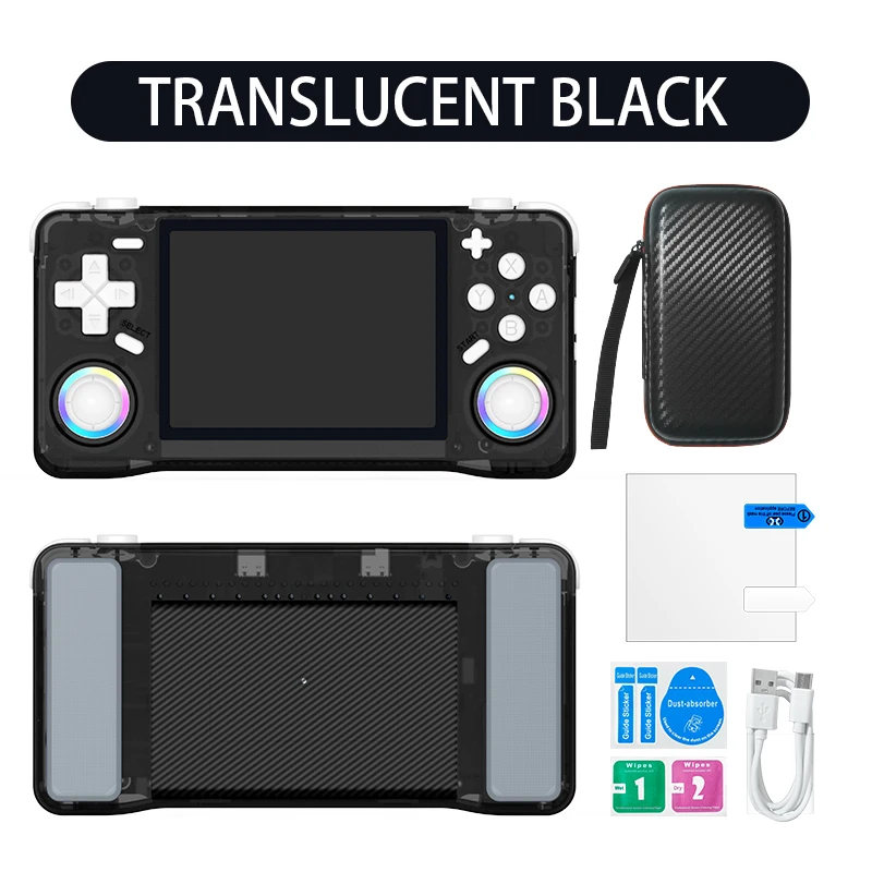 NEW XF35H Retro Handheld Video Game Console Linux System 3.5-inch IPS Screen Mini Portable Handheld Video Player 64GB 128G Games