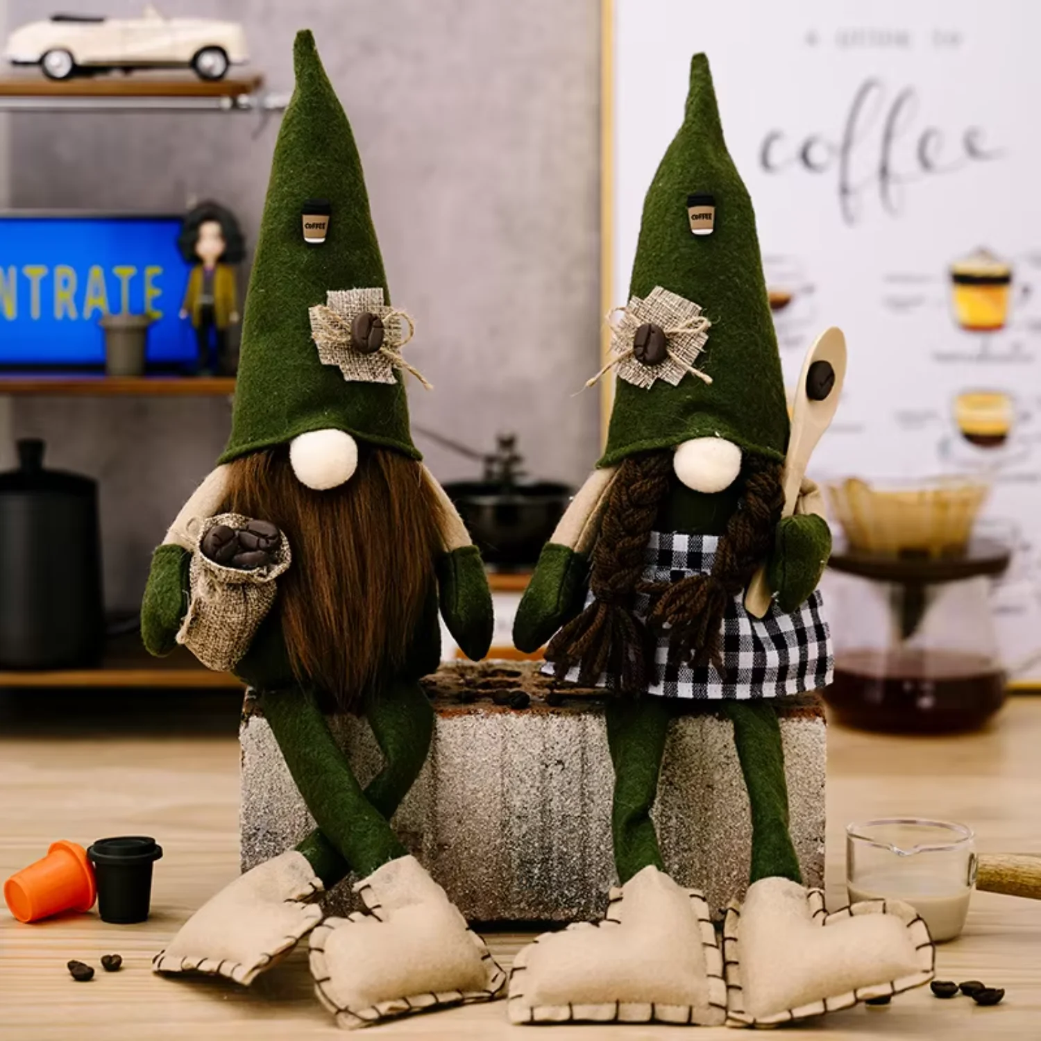 Christmas Dwarf Doll Ornaments  for Christmas Decorations