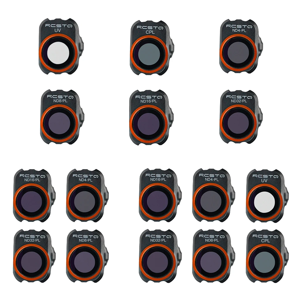 Description Picture 4 of item1/4/6pcs Camera Lens Filters for DJI Mavic Mini 1 2 SE UV/CPL/ND/PL Set Drone Lens Protector Optical Glass Protective Lenses Kit