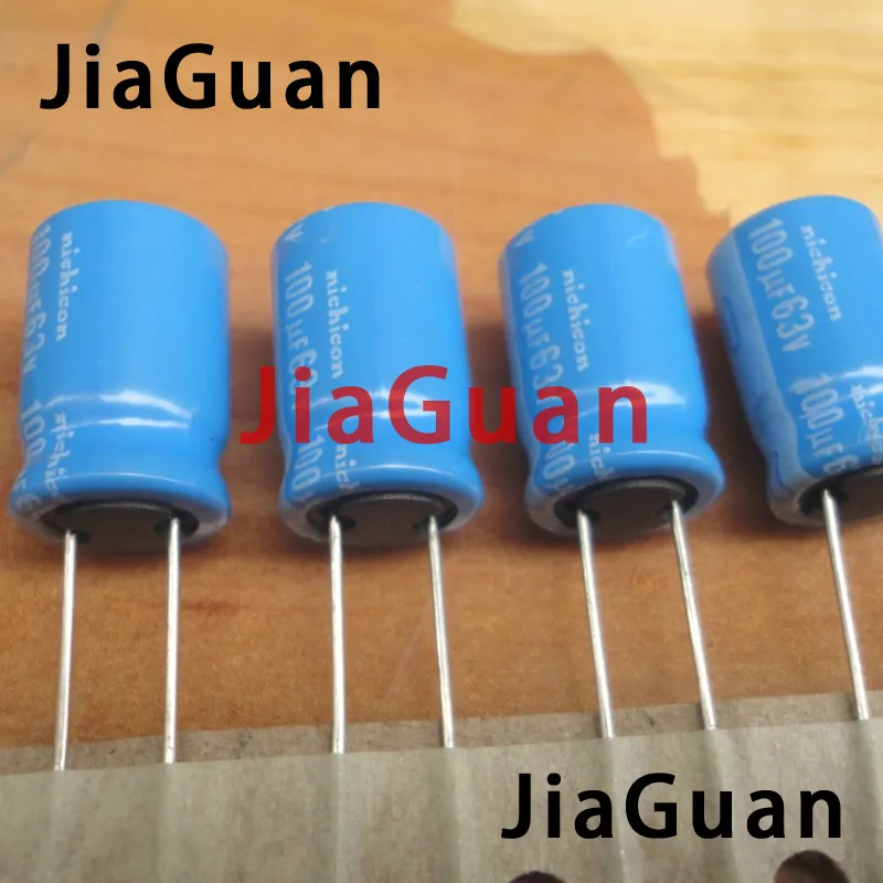 

20pcs NICHICON BT 63V100UF 10x16MM electrolytic capacitor bt 125 degrees 100uF/63v military industrial capacitor 100UF 63V