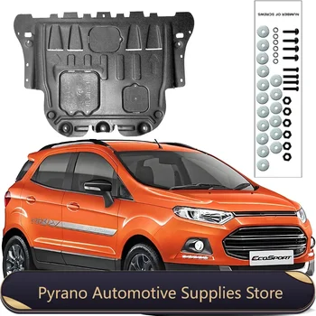 car accessories black under engine guard mudguard board splash shield mud fender plate panel for ford ecosport 2018 2019 1.5l