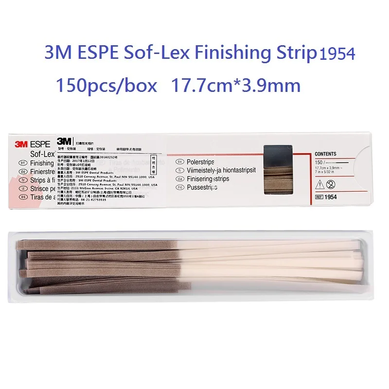 

Dental Finishing & Polishing Strips Polishing Disc 3M ESPE Sof-Lex Finishing Strips Size 1.9mm 3.9mm Dental 3M Polishing Strips