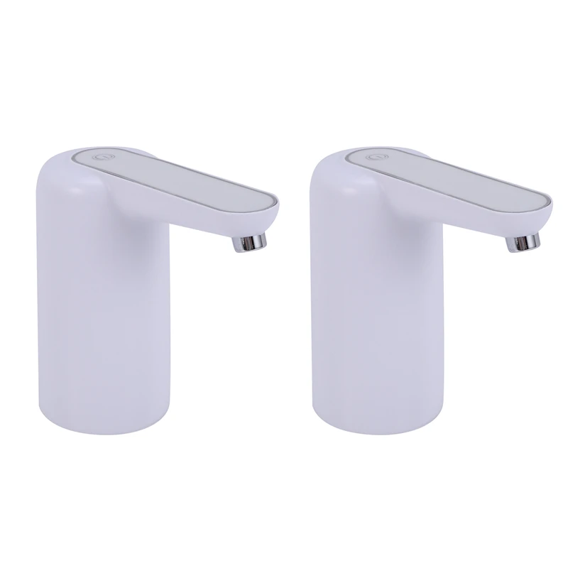

2X Water Bottle Dispenser , USB Charging Universal Electric Water Dispenser Water Jug Pump For 2-5 Gallon Water Jug