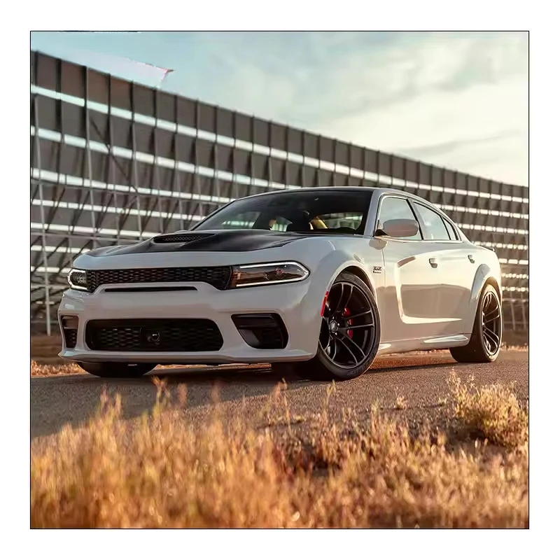 SAAR Compatible with 2021 Dodge Charger Widebody Body Kit Front and Rear Bumpers Hood