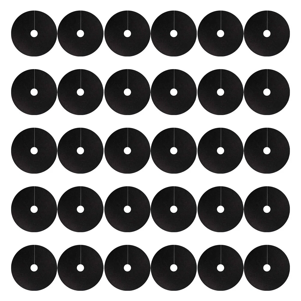 30 Pcs Plants Grass Cloth Tree Mulch Protector The Circle Fabric Root Shield Cover Black Ring for Trees Non-woven Pad