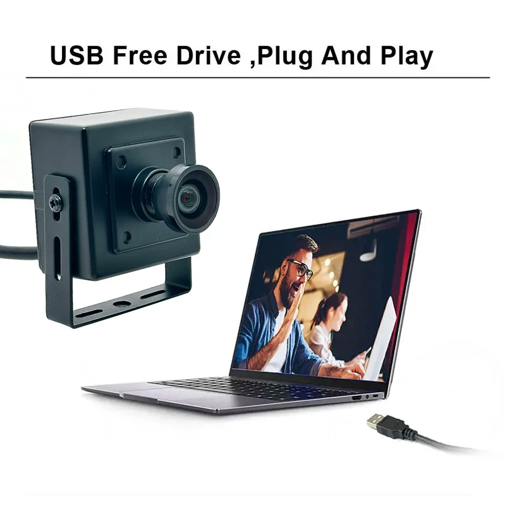 고속 60fps IMX662 미니 USB 카메라 HD 1080P 2MP 왜곡 없는 광각 렌즈 0.001LUX 저조도 UVC OTC USB 웹캠