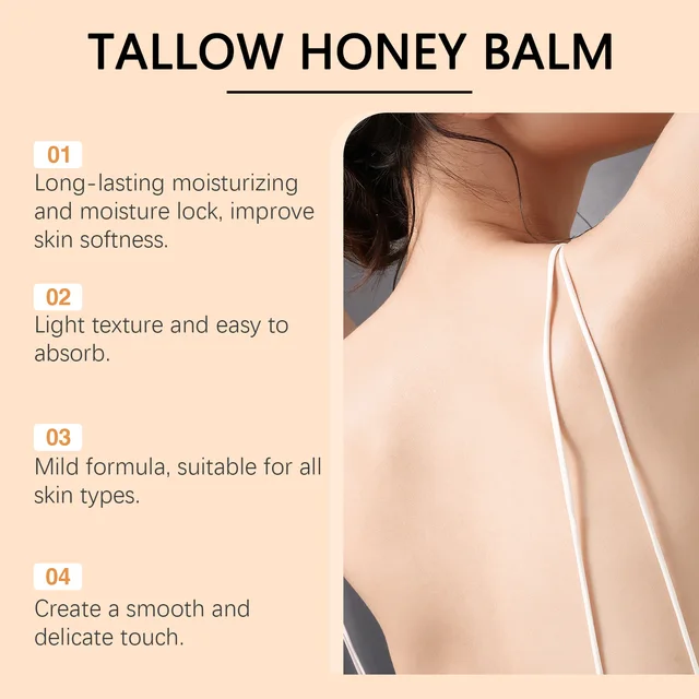 Beef Tallow Cream Remove Dark Spots Melanin Brightening Firming Tightening Repair Anti Sagging Dryness Moisturizing Body Lotion 5
