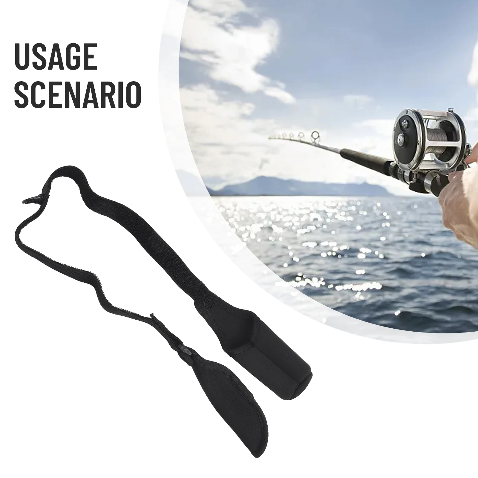 1-15PCS Calzino Per Canna Da Pesca Srtap Manicotti Per Canna Da - 9