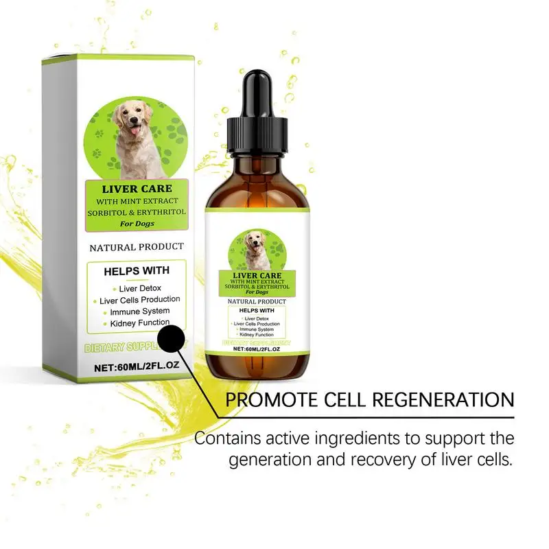 Dog Joint And Hip Supplement 60ml Liquid Drops for Home Indoor Outdoor